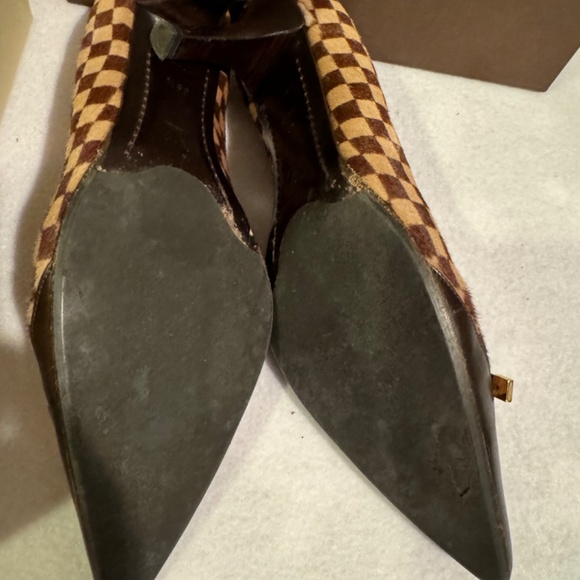 Louis Vuitton Checked Heels - European Size 39.5 - Picture 11 of 11